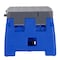 Cosco Cosco 8.46 in. H X 14.02 in. W X 9.84 in. D 300 lb. capacity 1 step Plastic Folding Step Stool 11-903-BGR4 - alternate 2